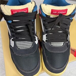 JORDAN 4 retro x union LA  mid off noir